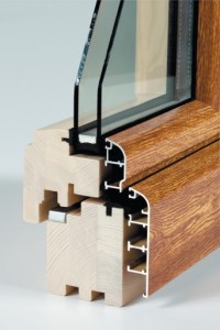 Профіль дерев'яно-алюмінієвого вікна від Тисей